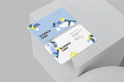 Business Card Mockup Round Corners, an Advertising Mockup by megostudi0 (Thumbnail 5 of 5)