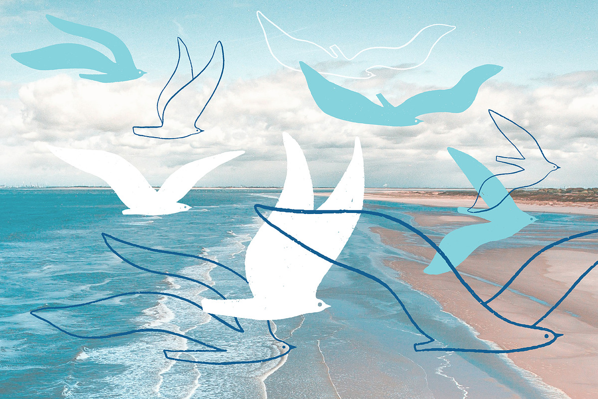 Deep Water - shapes and lines, a Seasonal Illustration by Annakniaz (Photo 7 of 16)