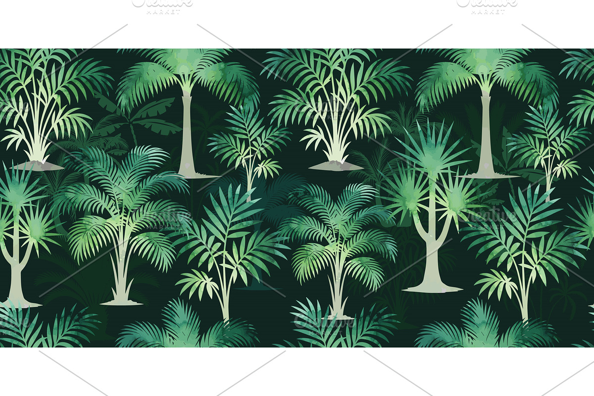 Seamless pattern with watercolor, an Illustration by Nenahliadava Design