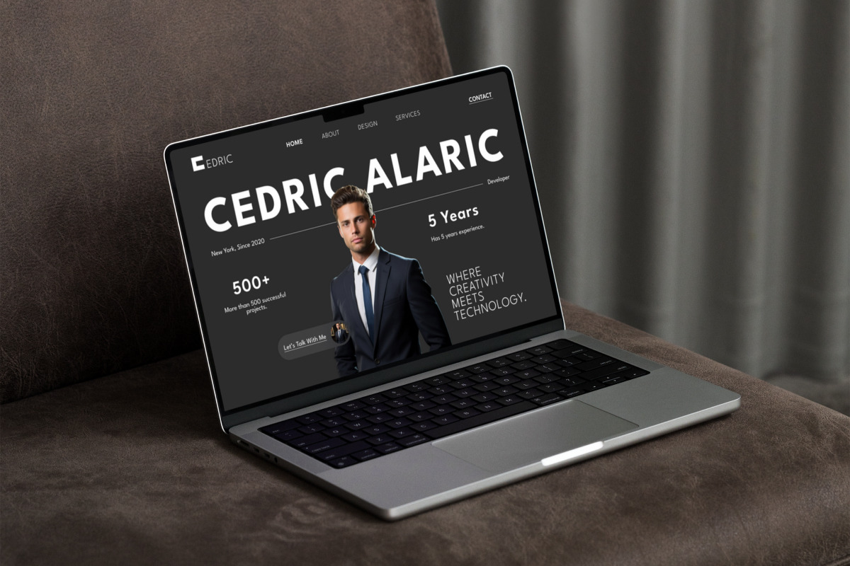 Cedric - Creative Portfolio Landing, a Landing Page Template by productype1 (Photo 5 of 5)