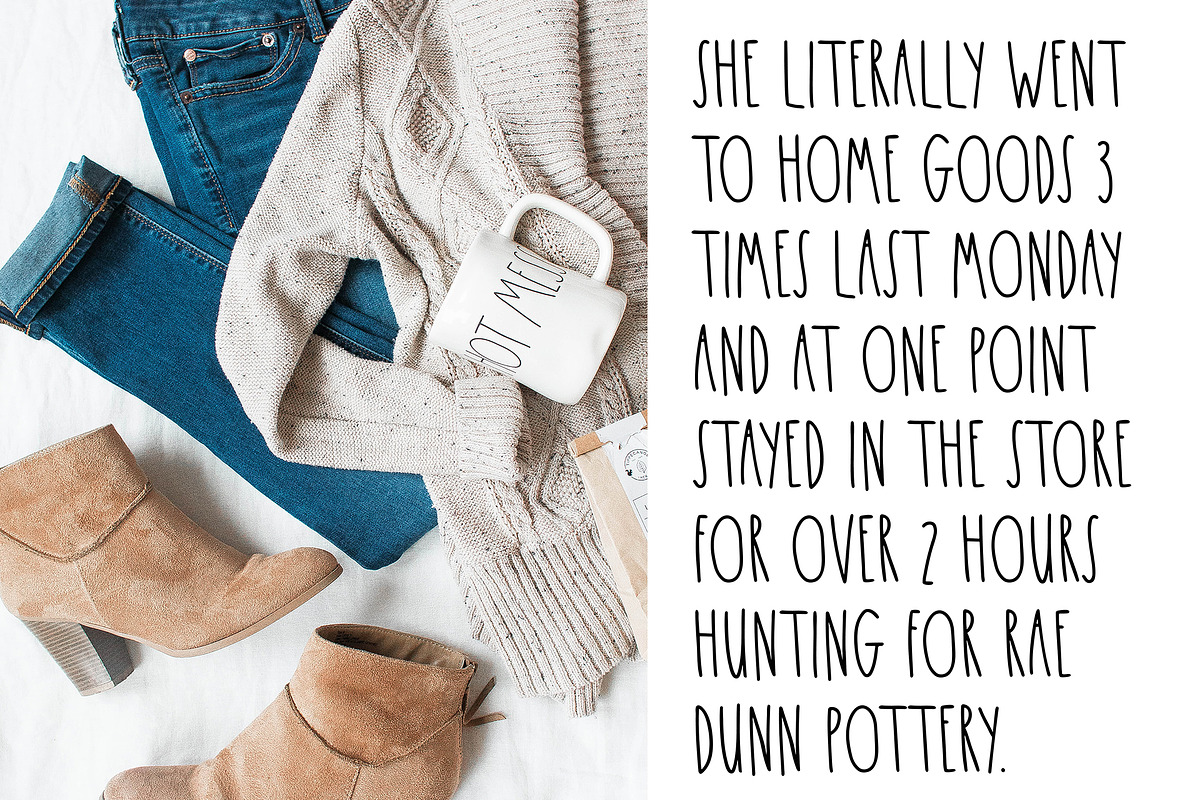 Sweet Tea - A Farmhouse Font, a Sans Serif Font by Nancy Ingersoll (Photo 4 of 7)