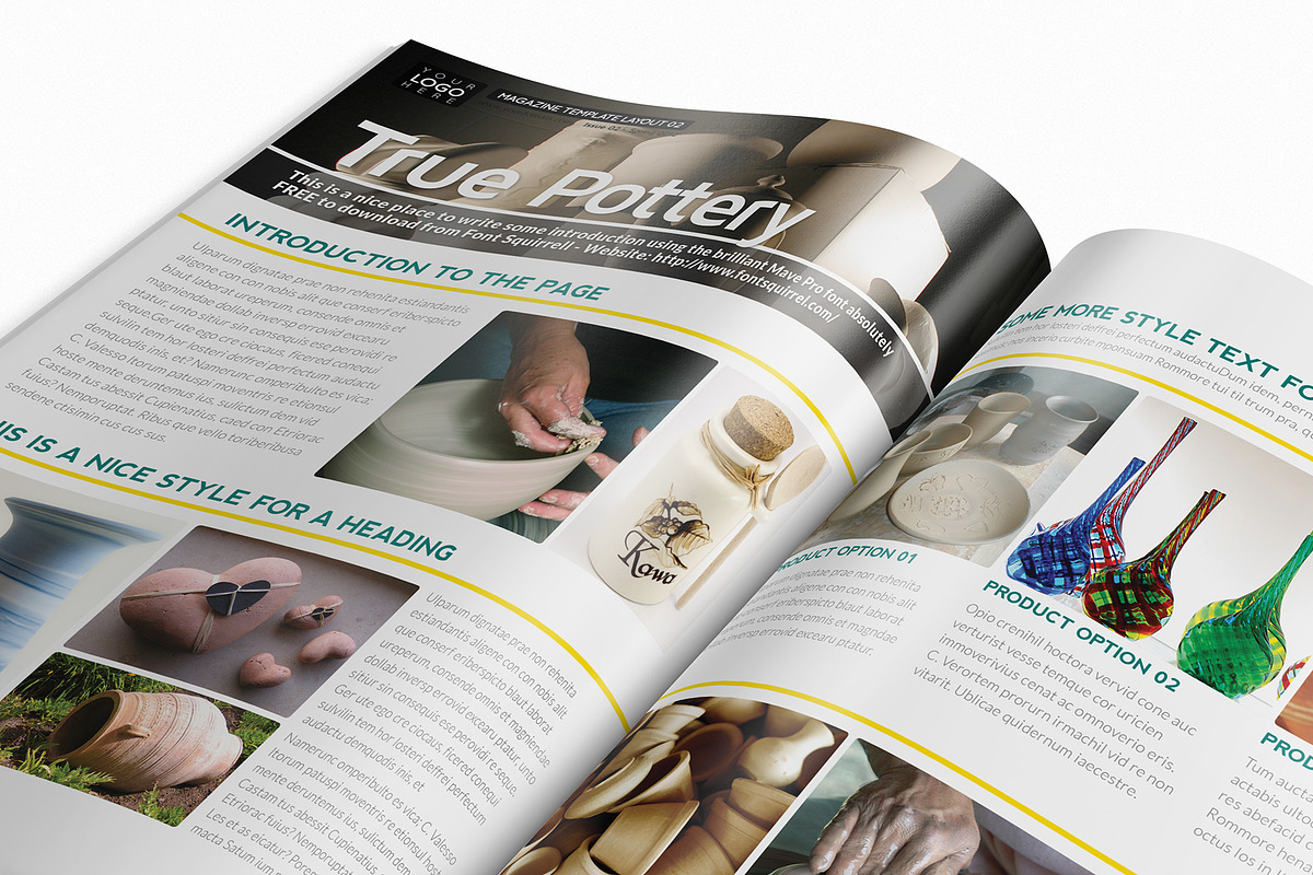 Magazine Template InDesign 02, a Magazine Template by Love Graphic Design (Photo 5 of 36)