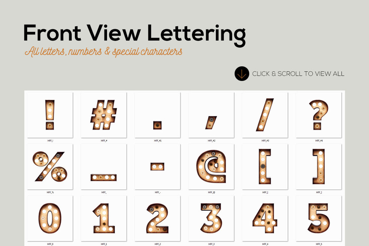 3 Light Bulbs 3D Letterings, a Graphic by TVartworks (Photo 9 of 12)