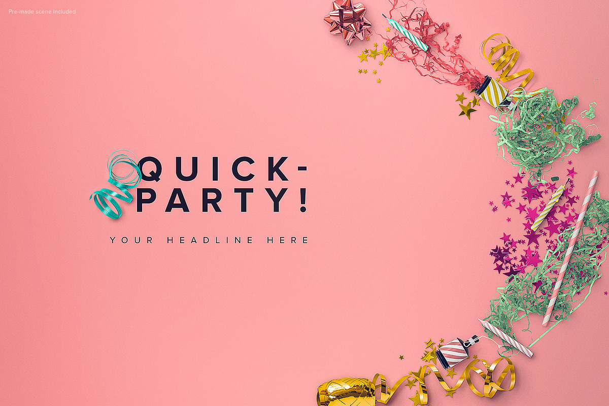 Party Edition - Custom Scene, a Product Mockup by Custom Scene (Photo 11 of 15)