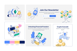 Cryptocurrency Designs Bundle