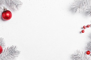 White Christmas banner