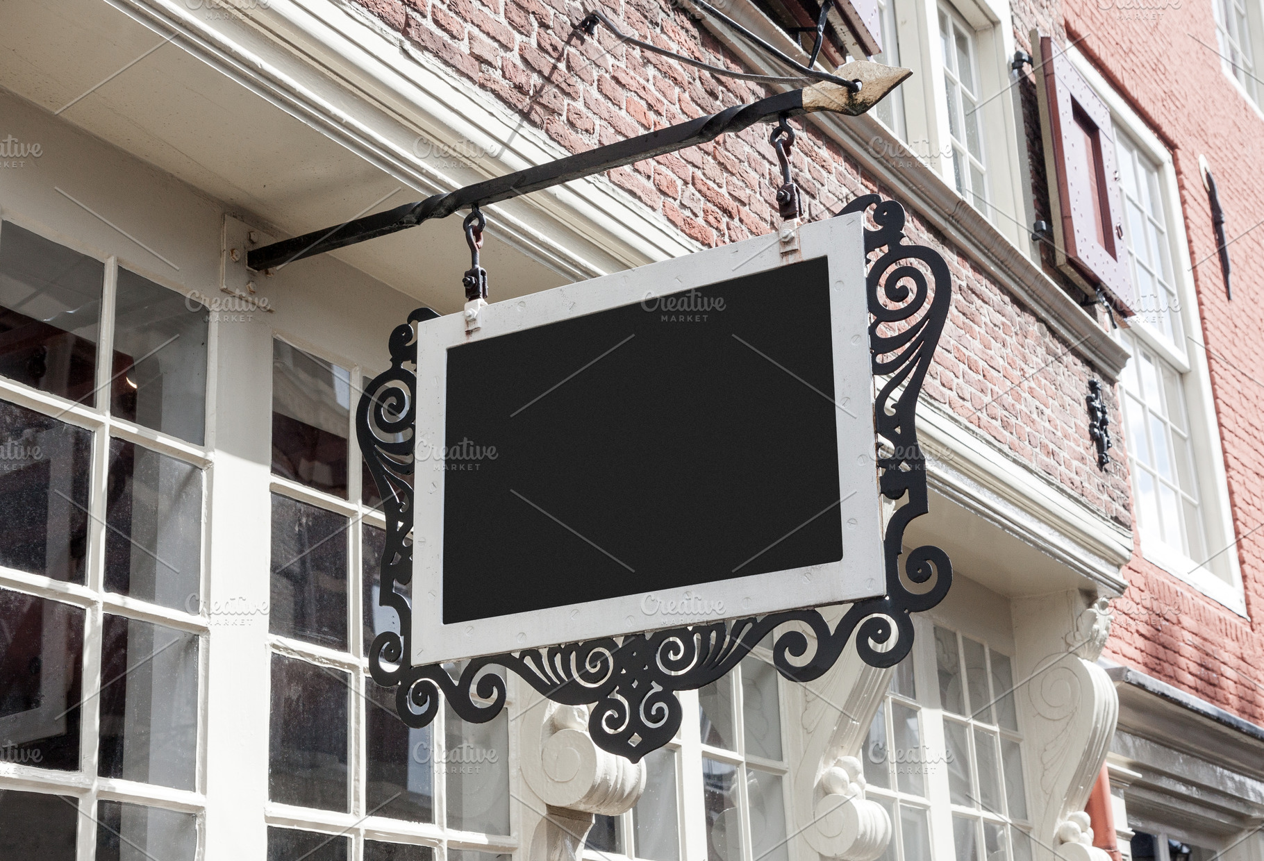 Blank vintage wall signage mockup, a Business Photo by BOOCYS