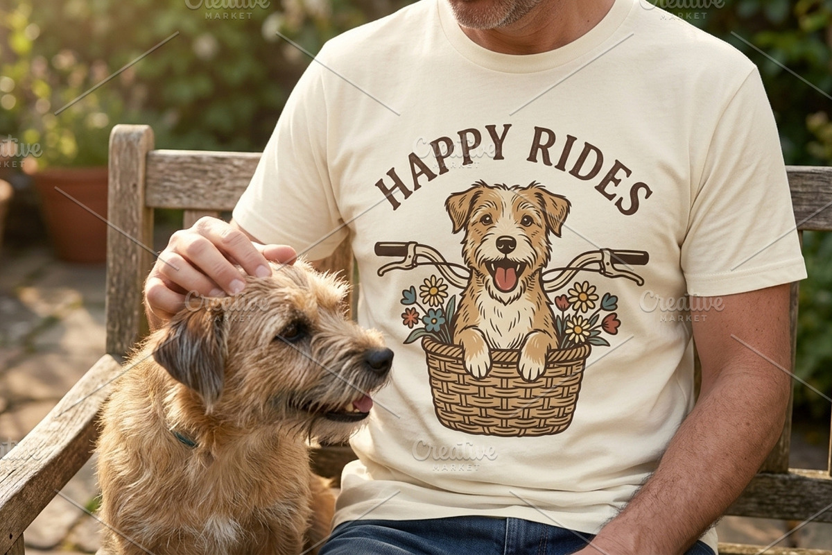 Happy rides illustration, an Animal Illustration by Vectorlina (Photo 2 of 4)