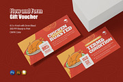 Flow and Form Chicken Gift Voucher, a Print Template by Esensifiksi.studio (Thumbnail 1 of 2)