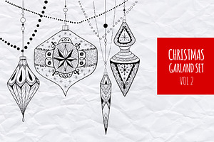 Christmas garland set vol.2