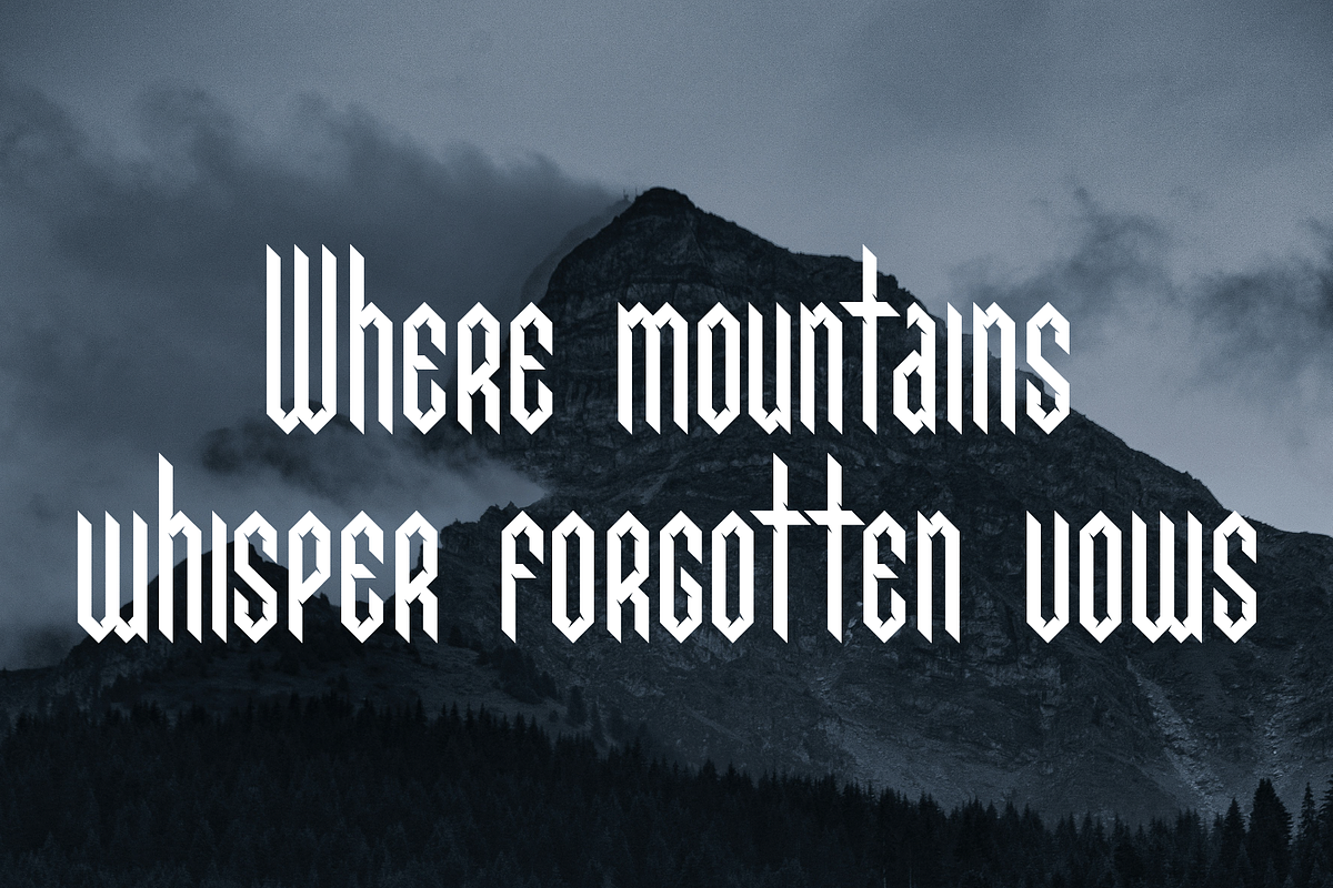 Eldravik — Runic Gothic Font, a Blackletter Font by Wolgard (Photo 13 of 14)