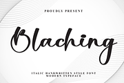 Blaching | Script Font, a Handwritten Font by Scratchones (Thumbnail 1 of 8)