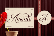 Amoura - Elegant Luxury Script Font, a Script Font by Sensatype (Thumbnail 3 of 13)