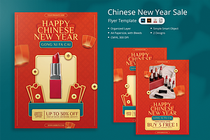 Mimi - Chinese New Year Sale Flyer, a Flyer Template by Attype