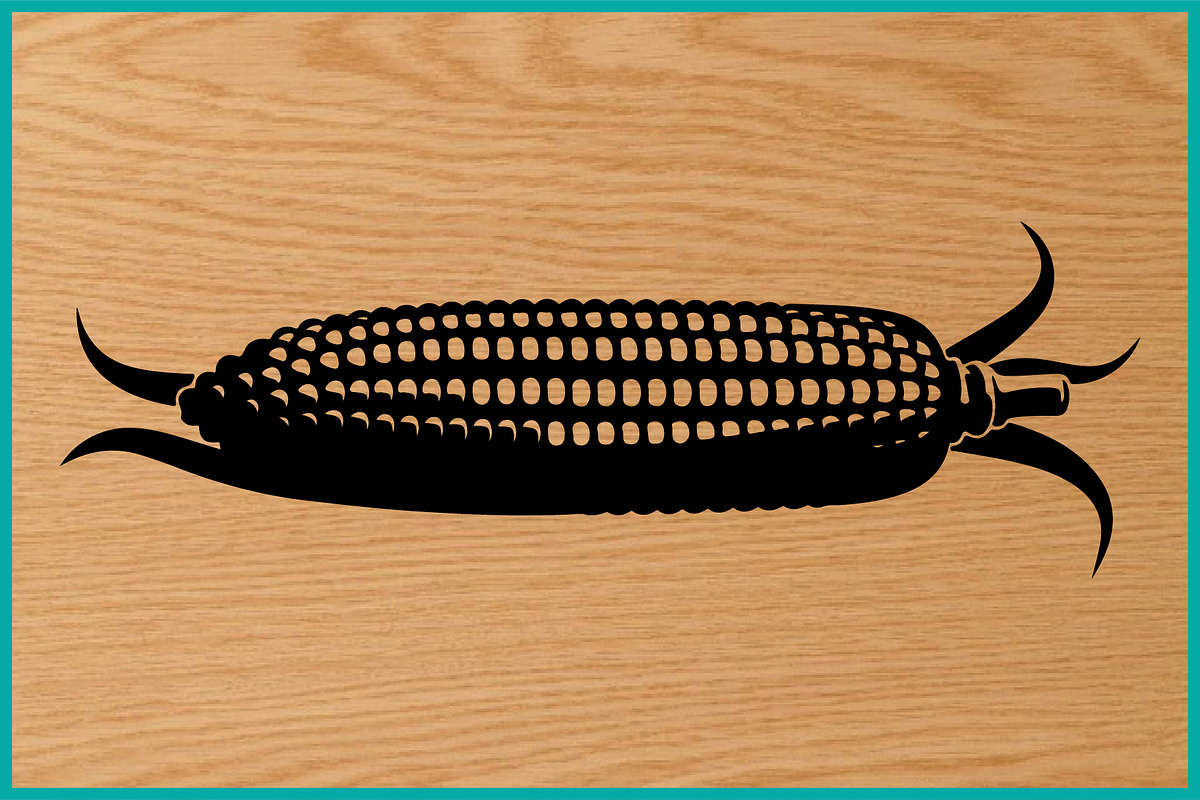 17 Corn Silhouette Matching Puzzle S, an Illustration by Amazin_art (Photo 4 of 4)