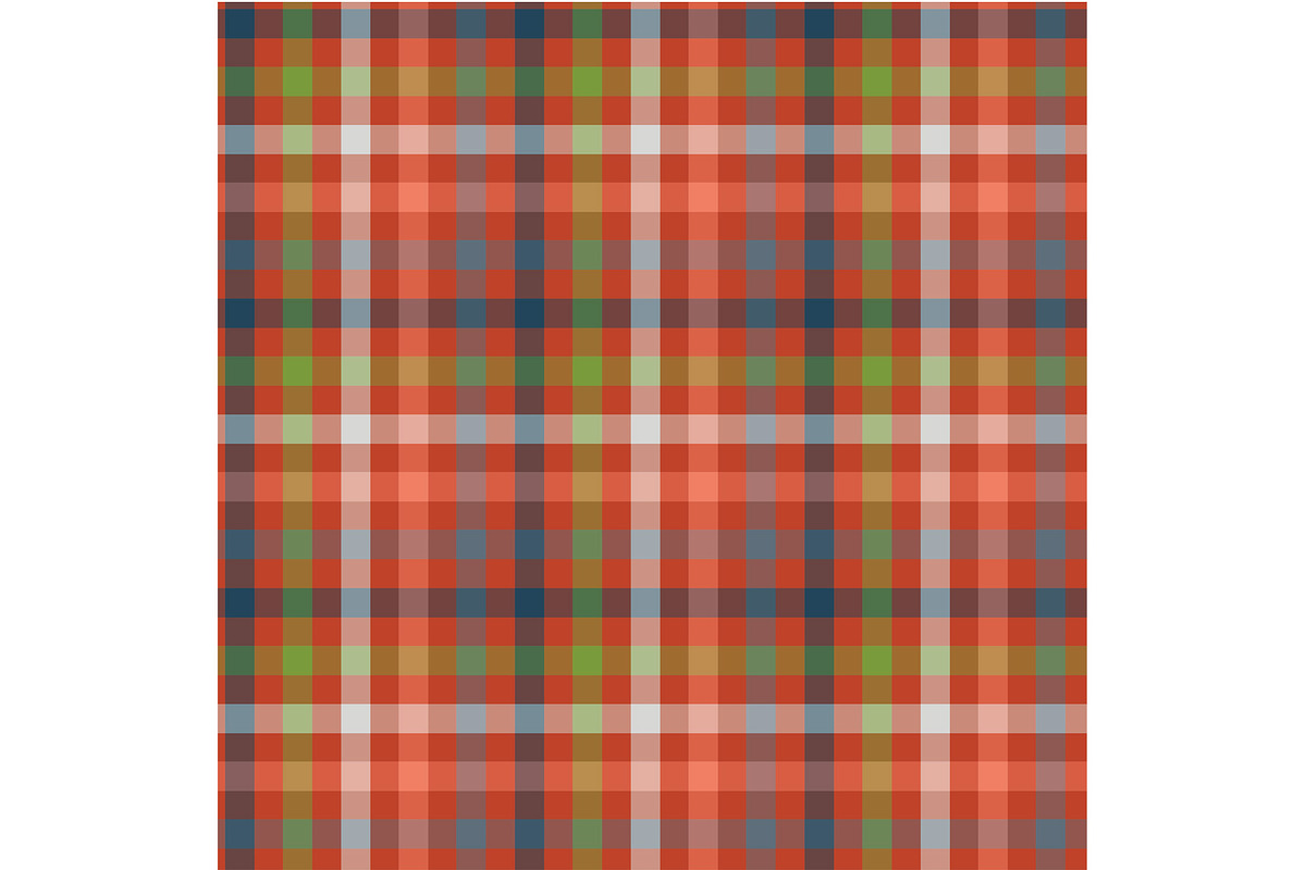 Terra Cotta Abstract Geometric Plaid, a Pattern Graphic by Sharon Schwalbe (Photo 3 of 4)