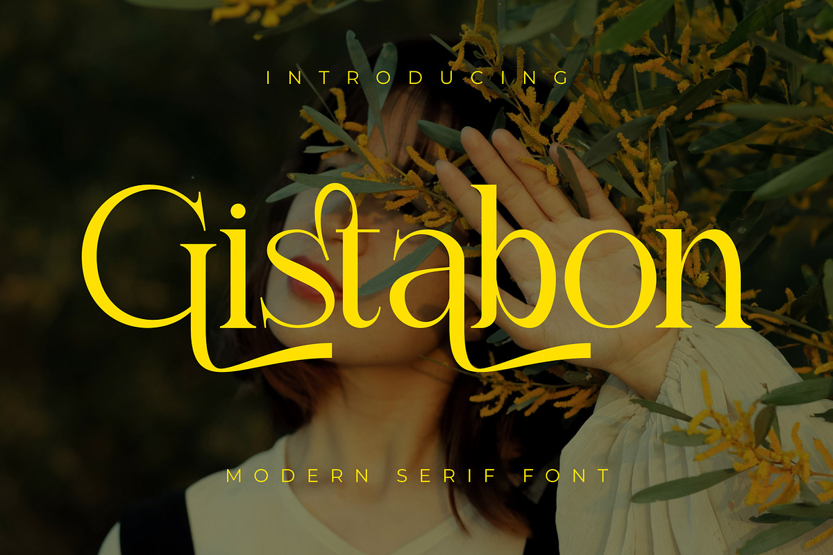 Gistabon, a Serif Font by Rishsketch (Photo 1 of 13)