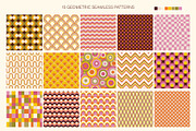 Retro vibes - pattern collection., a Pattern Graphic by rosypatterns (Thumbnail 3 of 7)