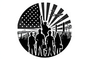 Nation Builder Silhouette Set, an Illustration by yasushie (Thumbnail 4 of 20)