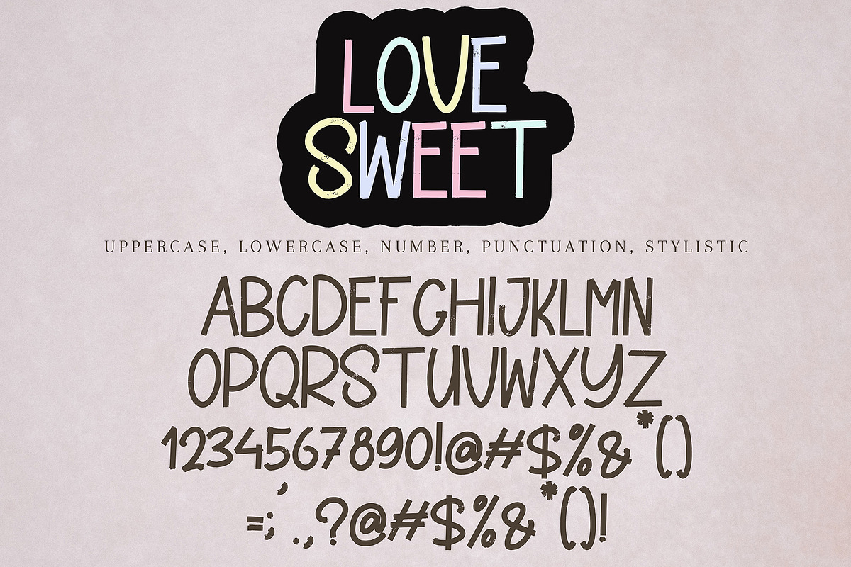 Love Sweet, a Slab Serif Font by pineungtype (Photo 6 of 6)