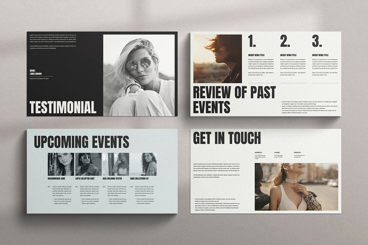 Newsletter Presentation Template, a Presentation Template by ...