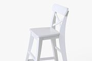 Junior Chair Ingolf(White), a Furniture 3D Model by Markelos (Thumbnail 3 of 14)
