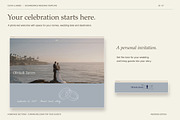 Squarespace Website for Weddings, a Squarespace Template by Layl Atelier (Thumbnail 2 of 8)