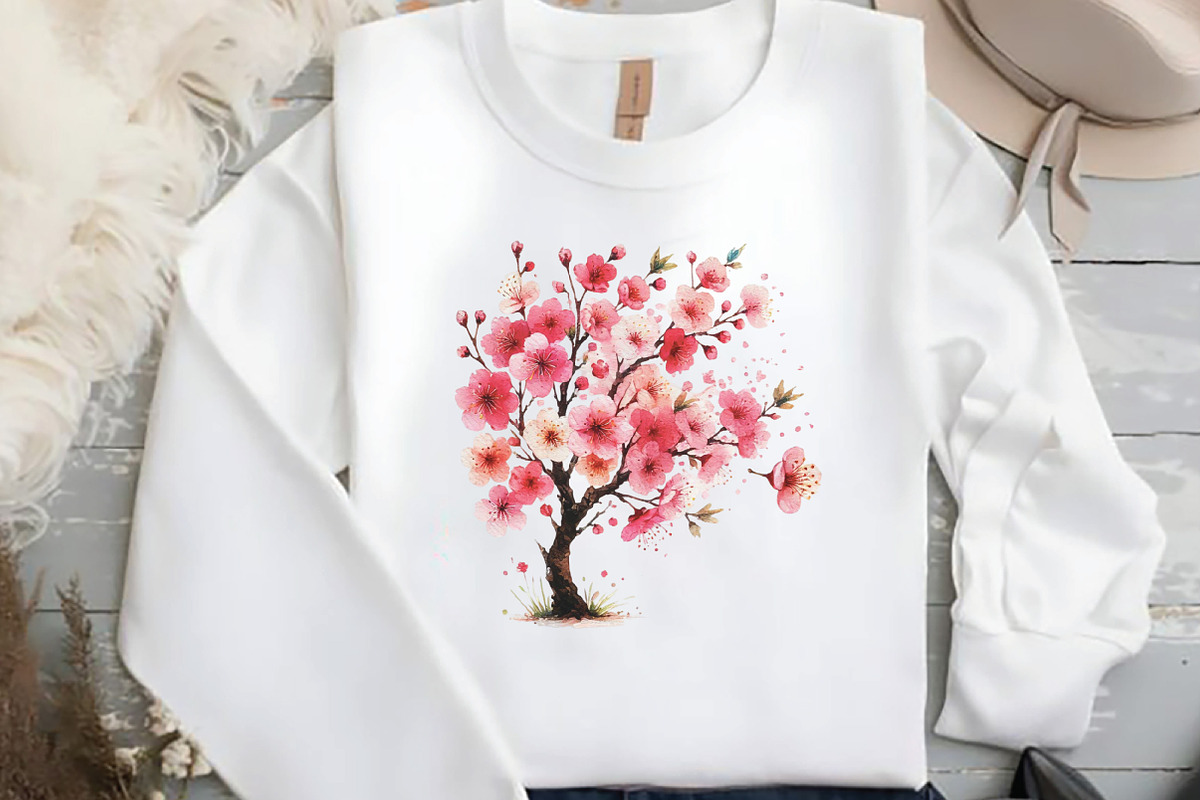 Pink Spring Clipart, an Illustration by DreamCafeArt (Photo 4 of 5)