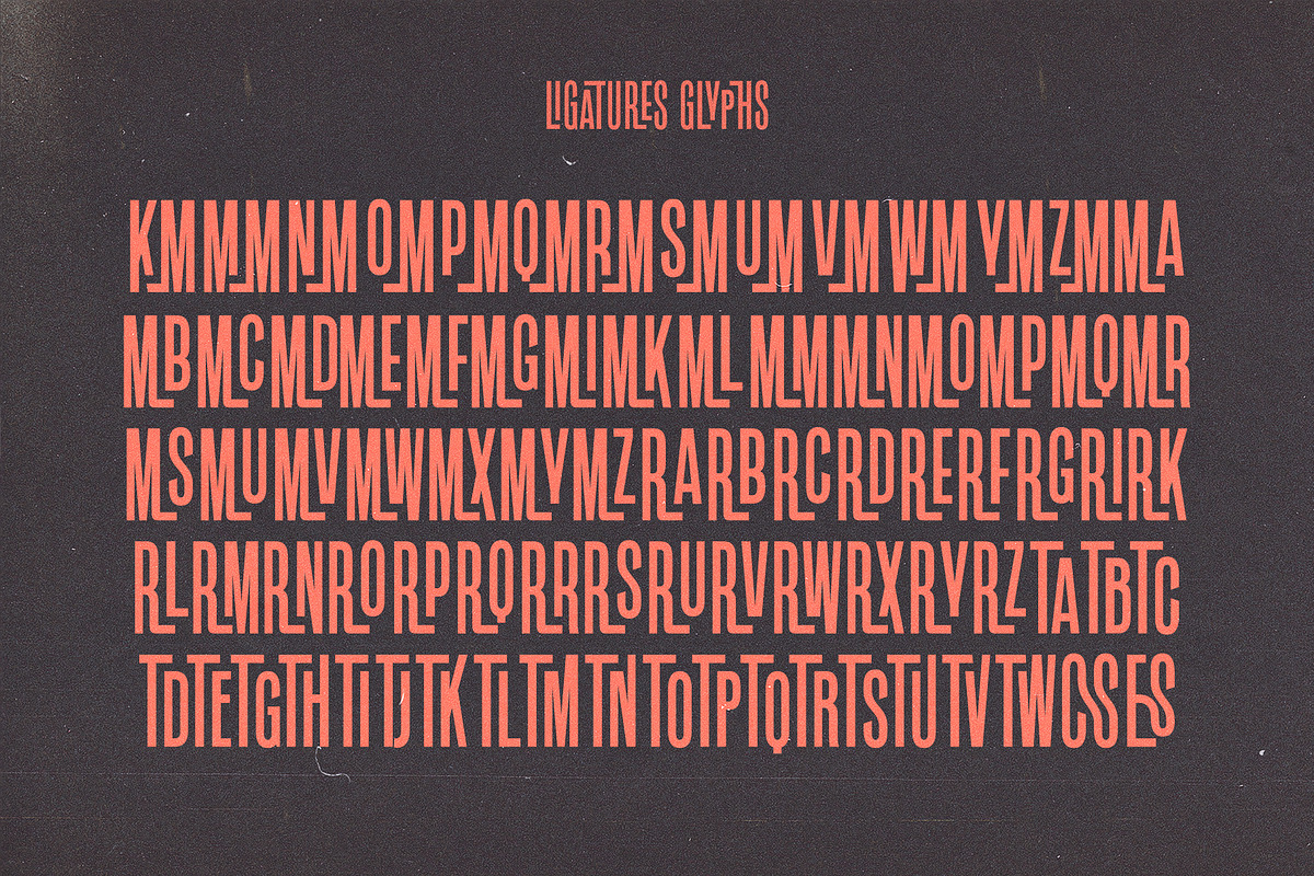 Roles Update!! Ligature Sans Serif, a Sans Serif Font by Perfectype (Photo 18 of 18)