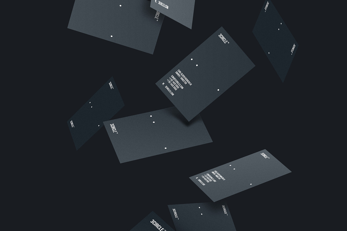 Grey Business card bundle, a Business Card Template by Srg® (Photo 6 of 6)