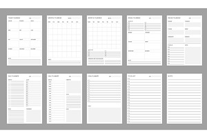 Time Organization Planner Schedule