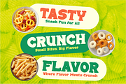 Snack Pillow Chunky Food Display, a Font by PutraCetol Studio (Thumbnail 3 of 5)