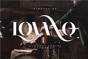 LOVANO Elegant Serif Typeface, a Serif Font by Alfinart (Thumbnail 1 of 8)