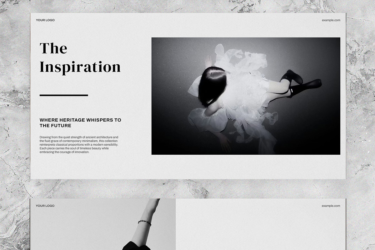 Black and White Fashion Presentation, a Presentation Template by Boris Cupac (Photo 3 of 7)