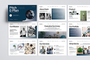 Pitch Deck & Plan Presentation, a Presentation Template by MightyDesign