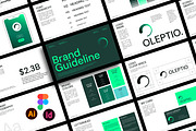 Oleptio | Brand Guidelines Template, a Presentation Template by Artisan Vibes (Thumbnail 1 of 10)