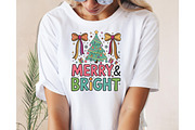 Christmas Tree Png, Merry & Bright, an Illustration by Designking (Thumbnail 6 of 6)
