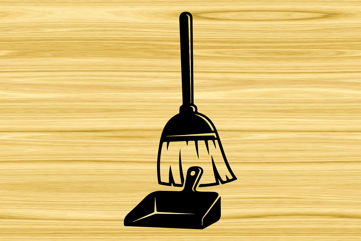 Cleaning Tool Silhouette Vector Bund, an Illustration by abu67222 (Photo 2 of 4)