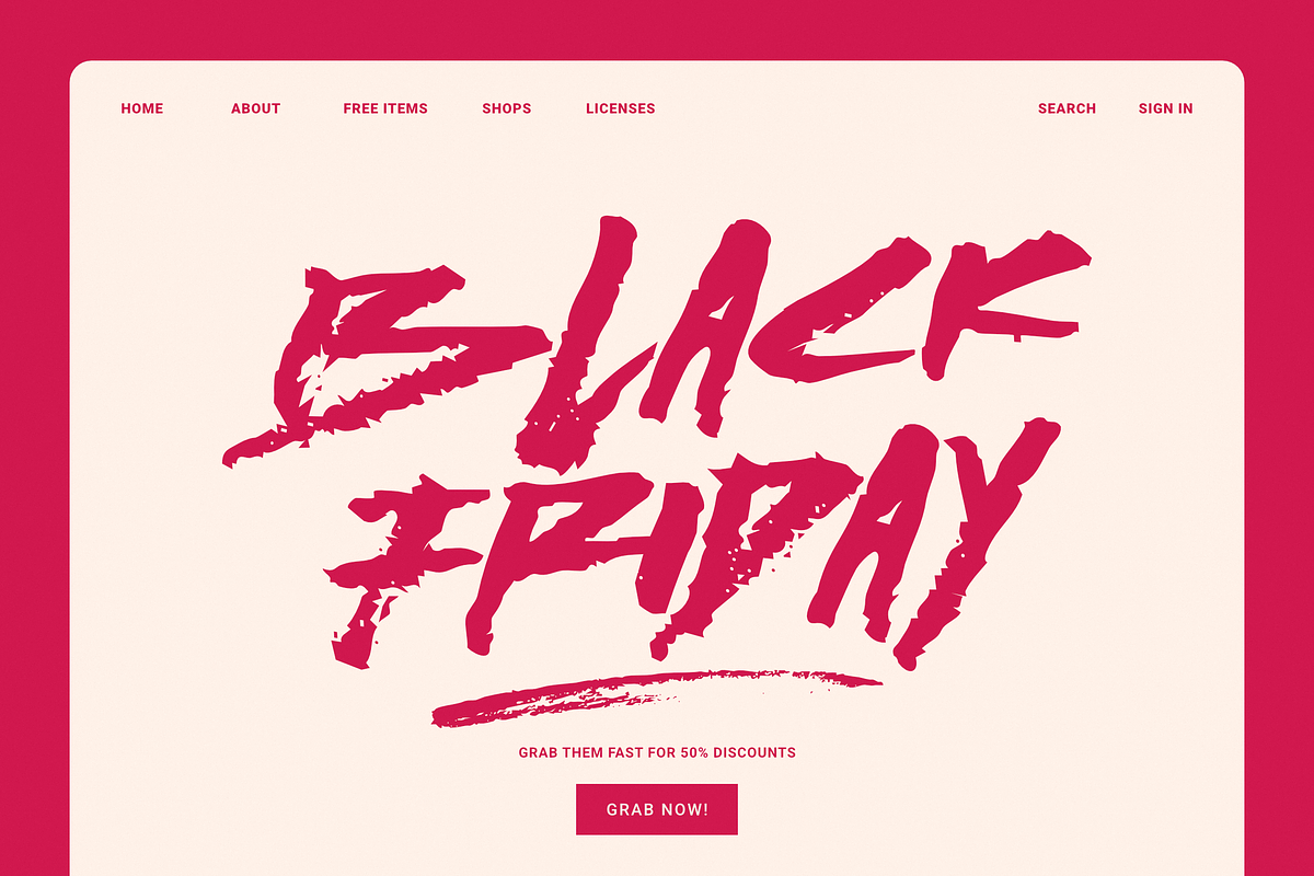 Stroke | Cyber Brush Font, a Handwritten Font by Ardana Creative (Photo 5 of 14)