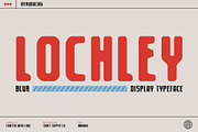 Lochley Blur, a Sans Serif Font by Craft Supply Co. (Thumbnail 1 of 8)