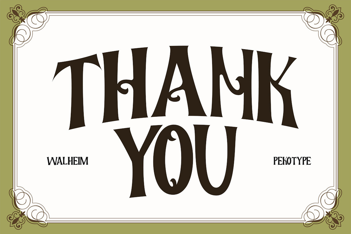 Walheim - Royal Elegant Fantasy Font, a Serif Font by Pekotype (Photo 14 of 14)