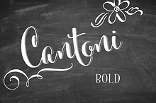 Cantoni Bold Font