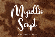 Myrellis Script - Bold Script, a Script Font by Indotype Foundry (Thumbnail 1 of 10)