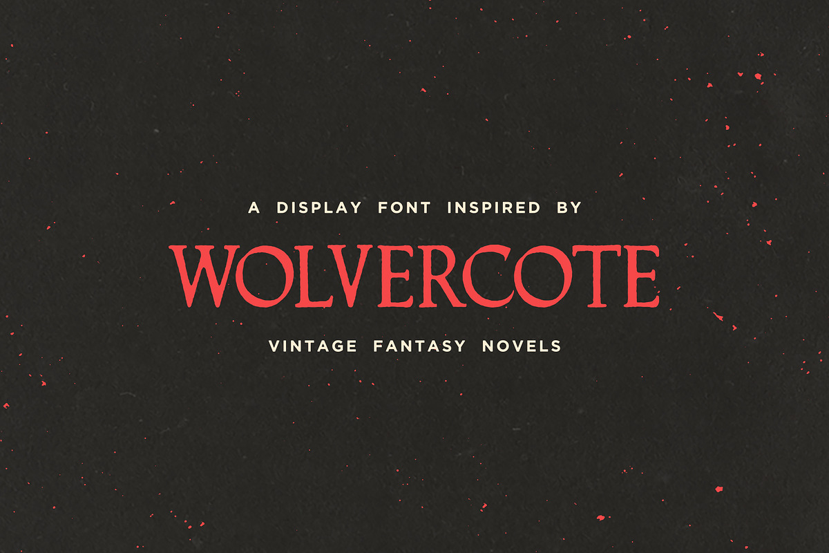 Wolvercote - A Fantasy Display Font