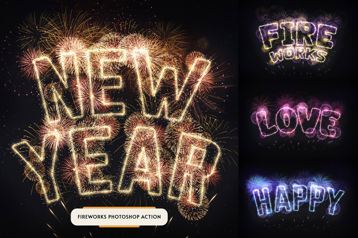 Fireworks Photoshop Action, an Action Add-On by Andrew Skoch Design (Photo 1 of 6)