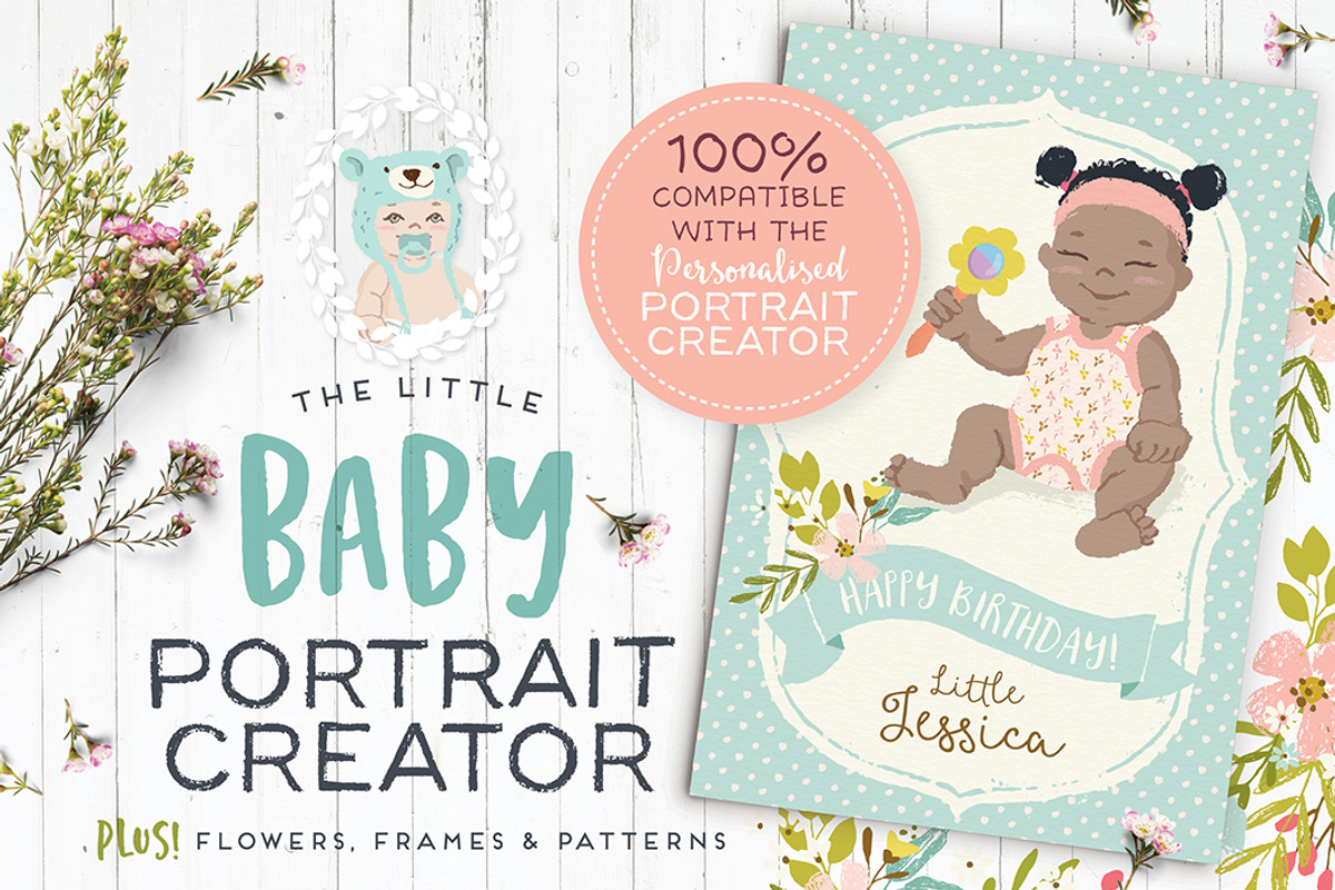 The Little Baby Portrait Creator, an Illustration by Lisa Glanz (Photo 1 of 12)