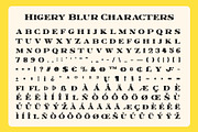 Higery Blur, a Serif Font by Craft Supply Co. (Thumbnail 8 of 8)