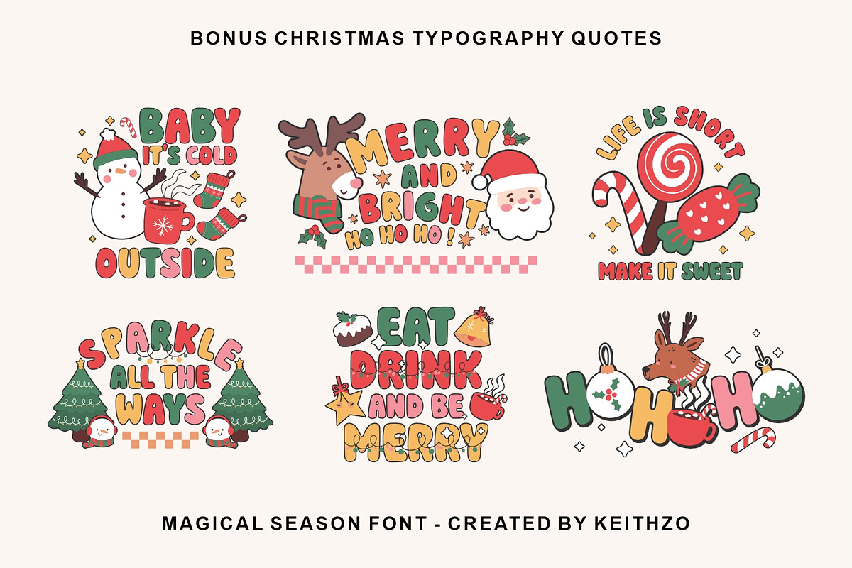 Magical Season - Christmas Font, a Handwritten Font by Keithzo (Photo 9 of 9)
