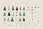 Christmas holiday houses & clipart, a Seasonal Illustration by Olia (Thumbnail 9 of 13)