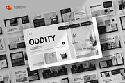 Black & White Powerpoint Template, a Presentation Template by fluffstudio (Thumbnail 1 of 4)